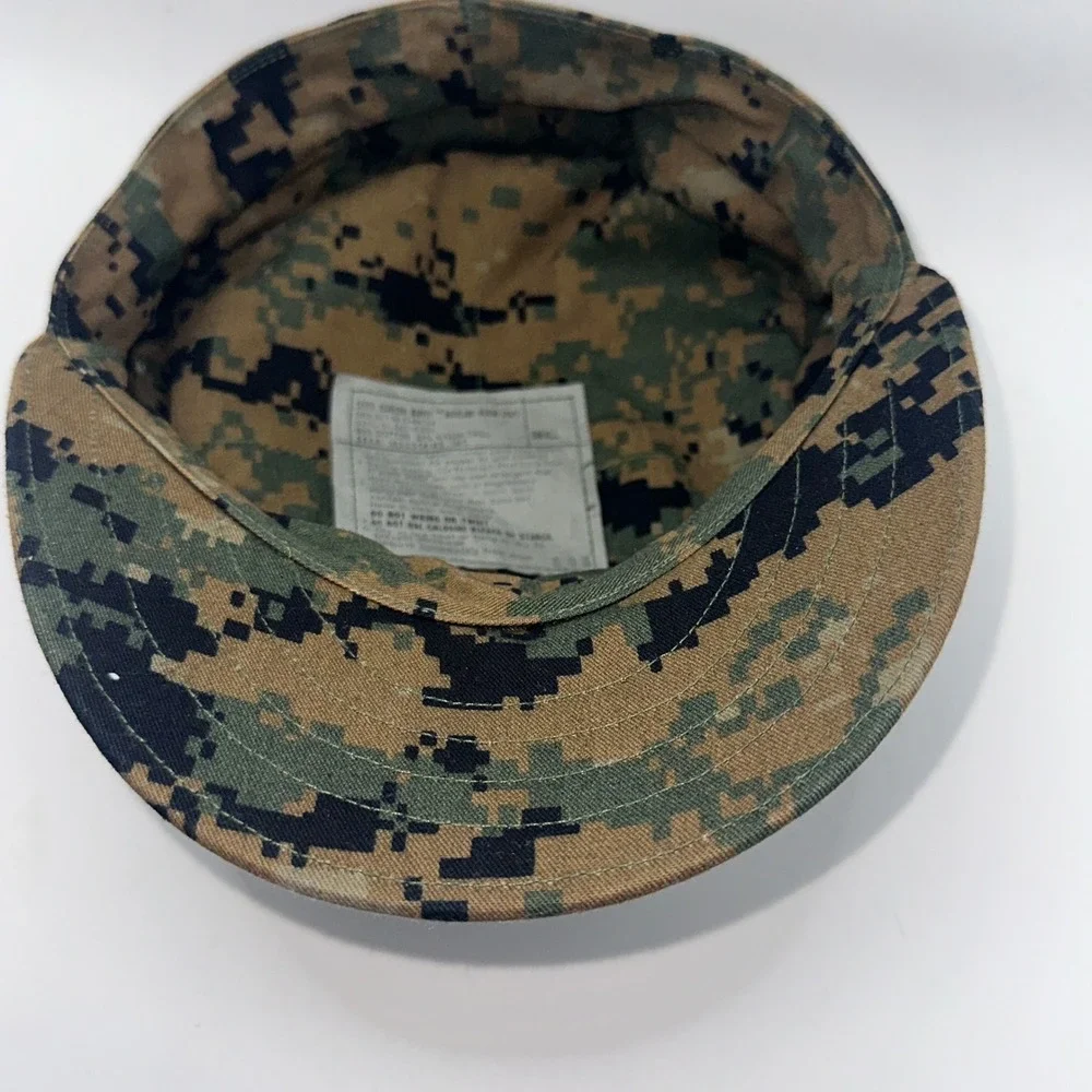 USMC Woodland‎ MARPAT Garrison Cover Military Cap Small Cotton Nylon Twill